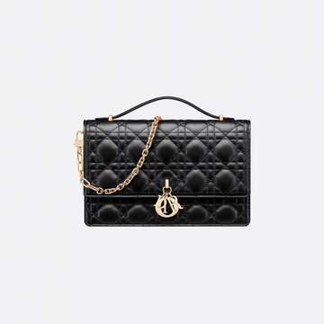 Dior My Dior Top Handle Bag - Black
