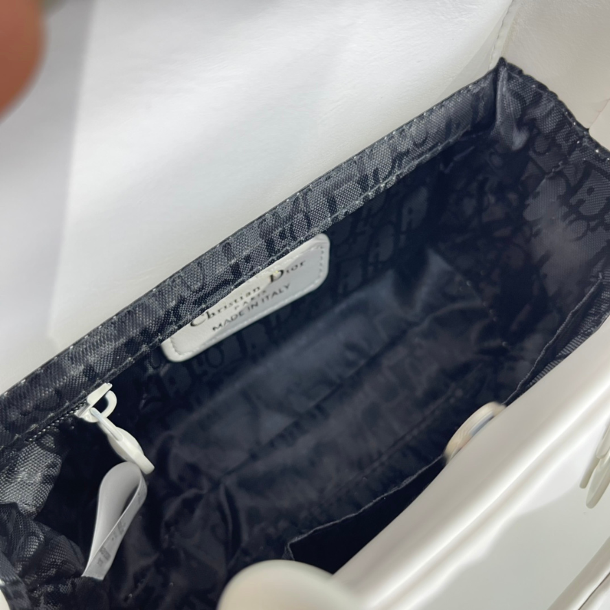 Dior Mini Lady Dior Bag - White