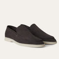 Loro Piana Summer Walk Suede Loafer - Caviar (MB97)