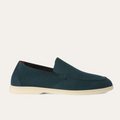 Loro Piana Summer Knitted Walk Wish® Wool Loafers - Petroleum Green