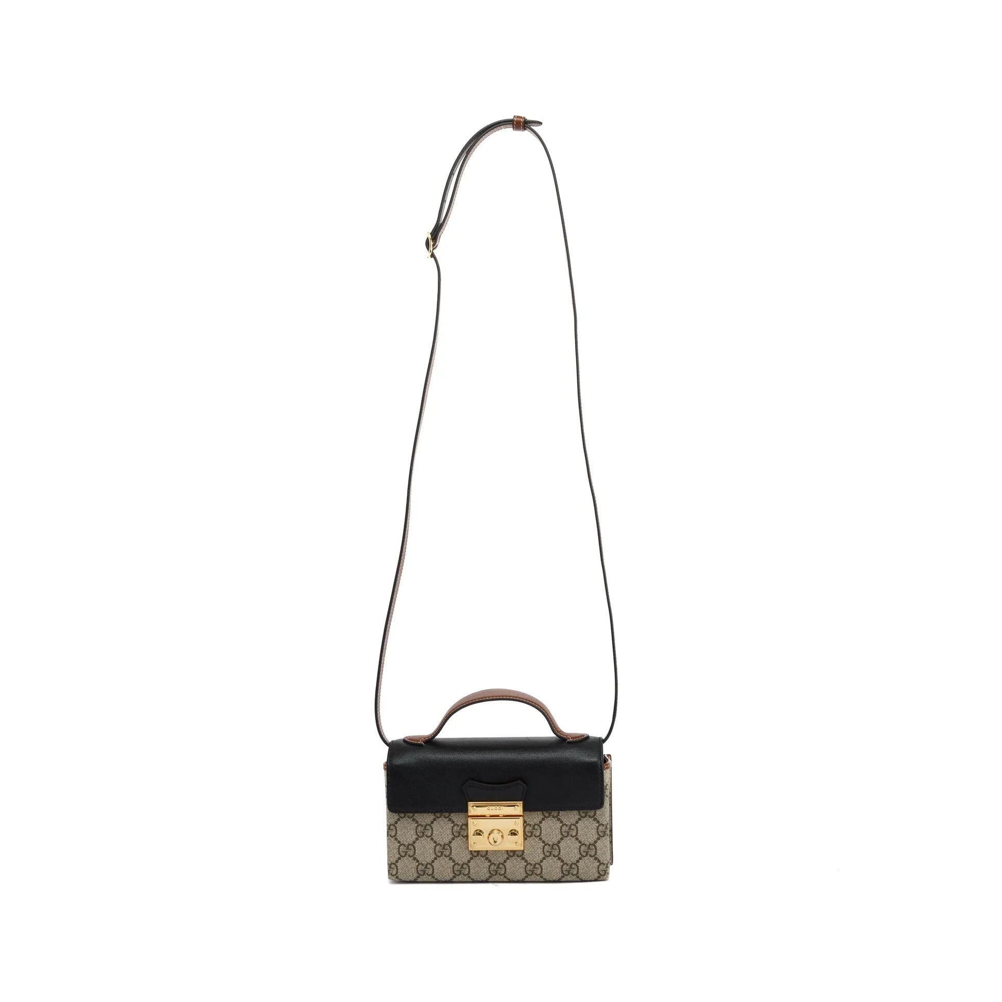 Gucci GG Supreme Padlock Bag – Beige