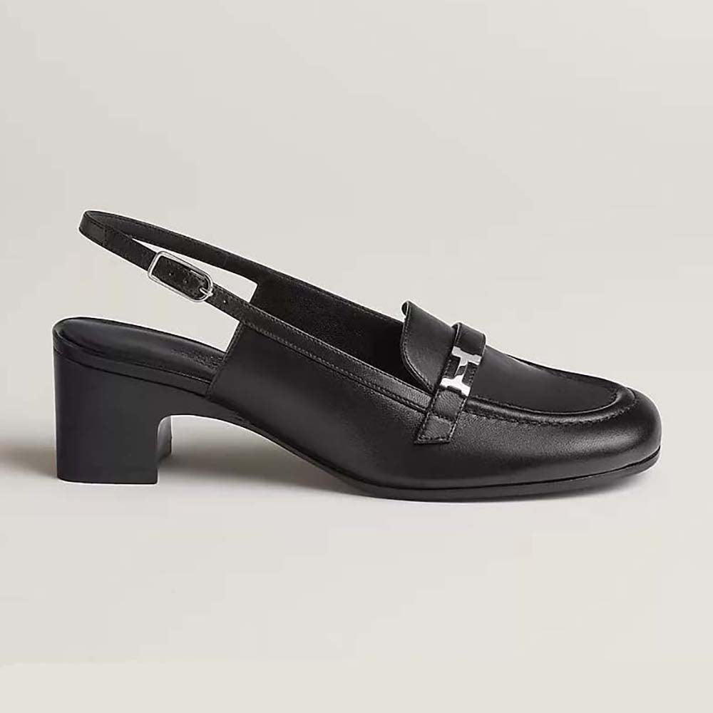 Hermes Infinie 50 Pumps - Black