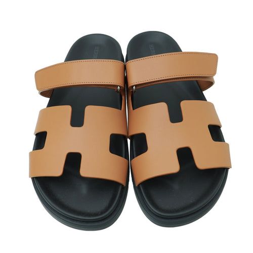 Hermes Chypre Sandals - Naturel