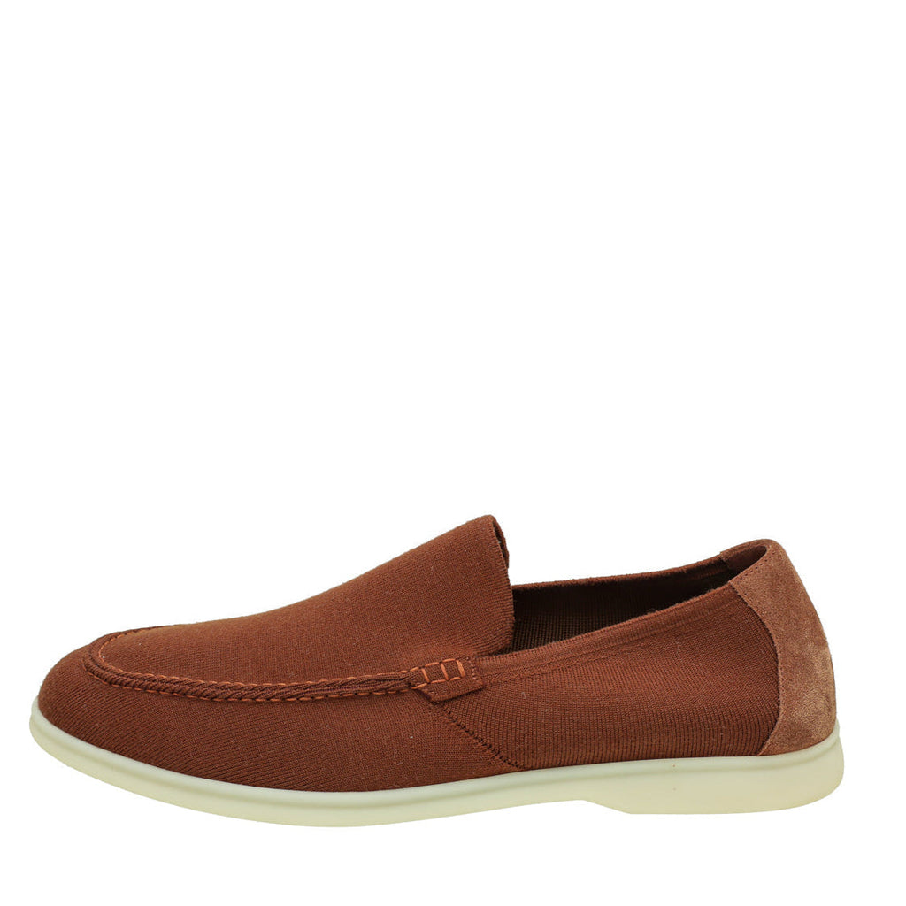 Loro Piana Classic Summer Knitted Walk Loafer - Rust (227)