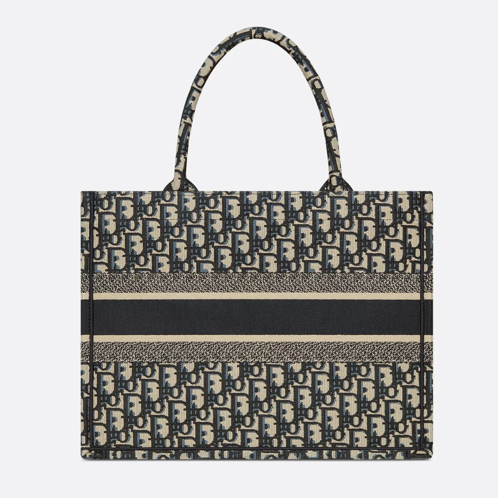 Dior Medium Dior Book Tote - Navy Blue