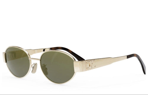 Celine CL40235 30N Triomphe Metal Gold Sunglasses