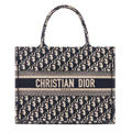 Dior Medium Dior Book Tote - Navy Blue