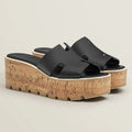 Hermes Eze 30 Sandals - Black