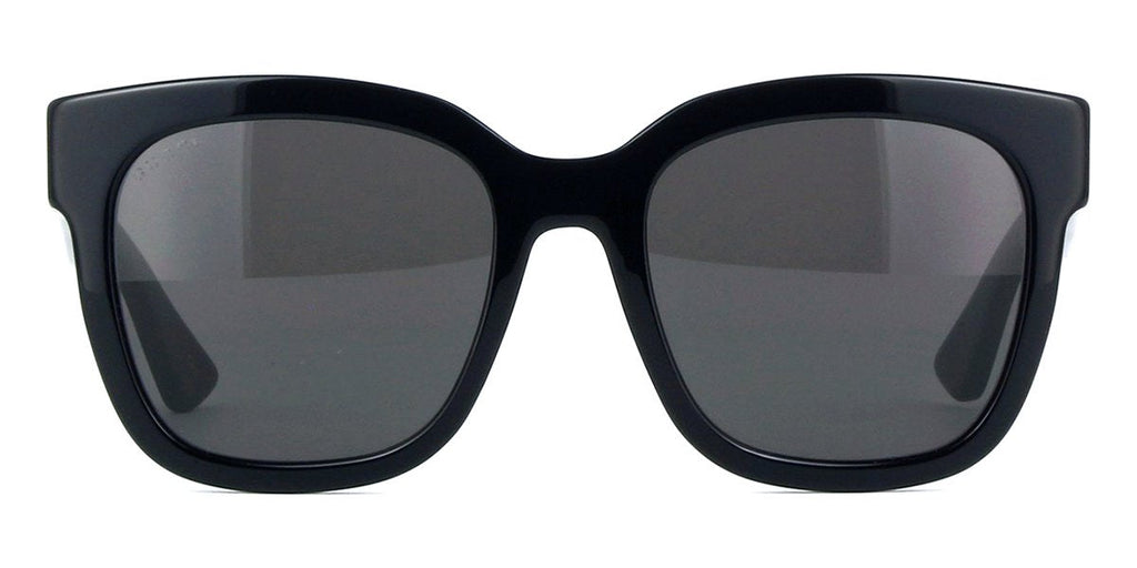 Gucci GG0034S Rectangular Frame Black Sunglasses