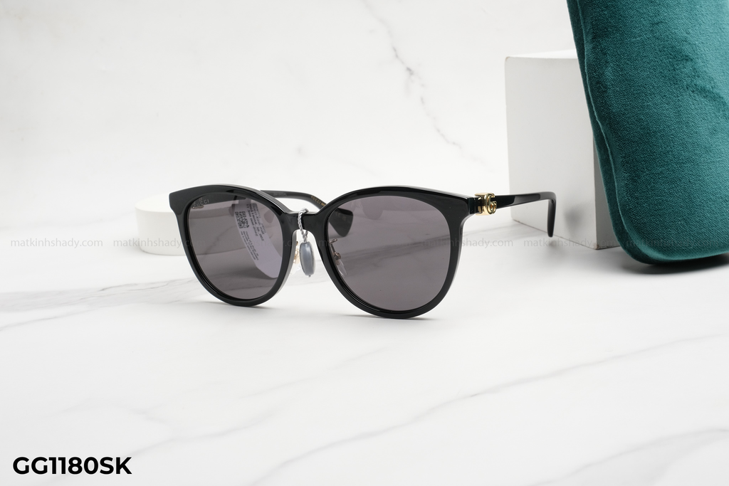 Gucci GG1180SK Cateye Black Sunglasses