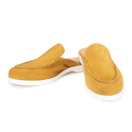 Loro Piana Light Charms Walk Suede Slip On – Yellow (200)