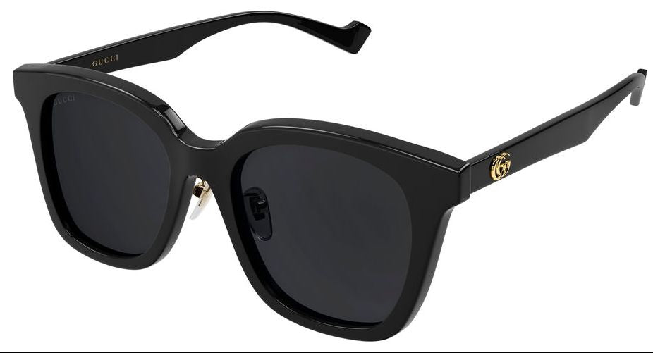 Gucci GG0034S Rectangular Frame Black Sunglasses
