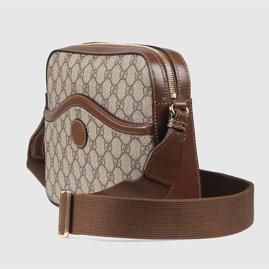 Gucci GG Supreme Crossbody Shoulder Bag – Beige