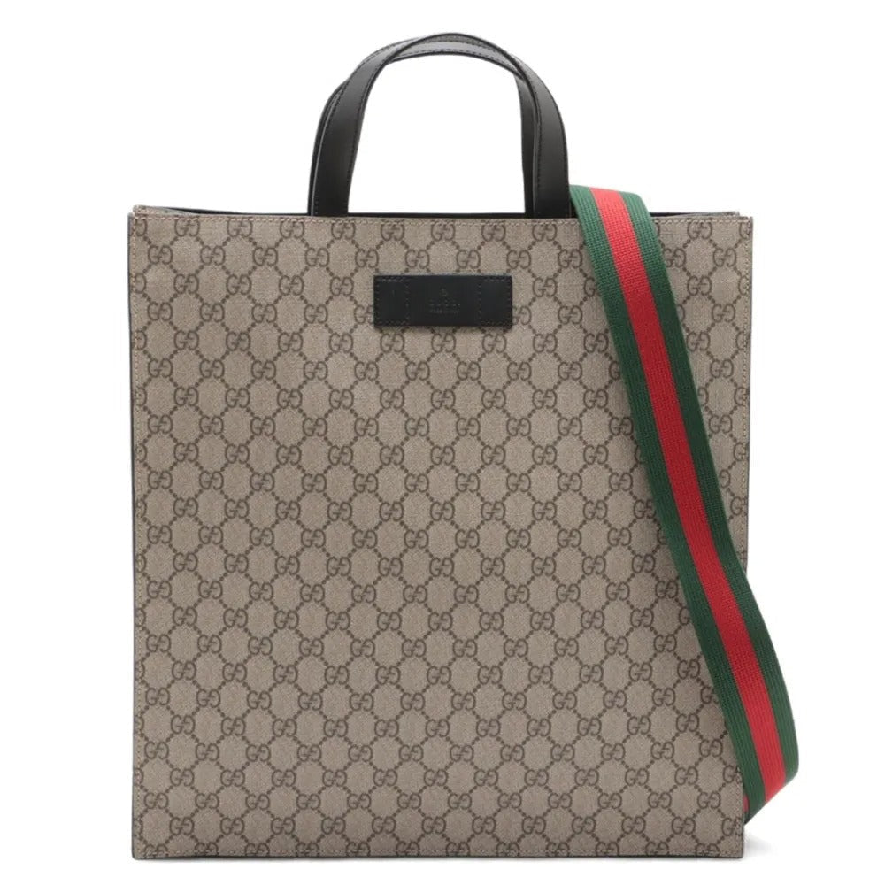 Gucci GG Supreme Tote Bag – Beige