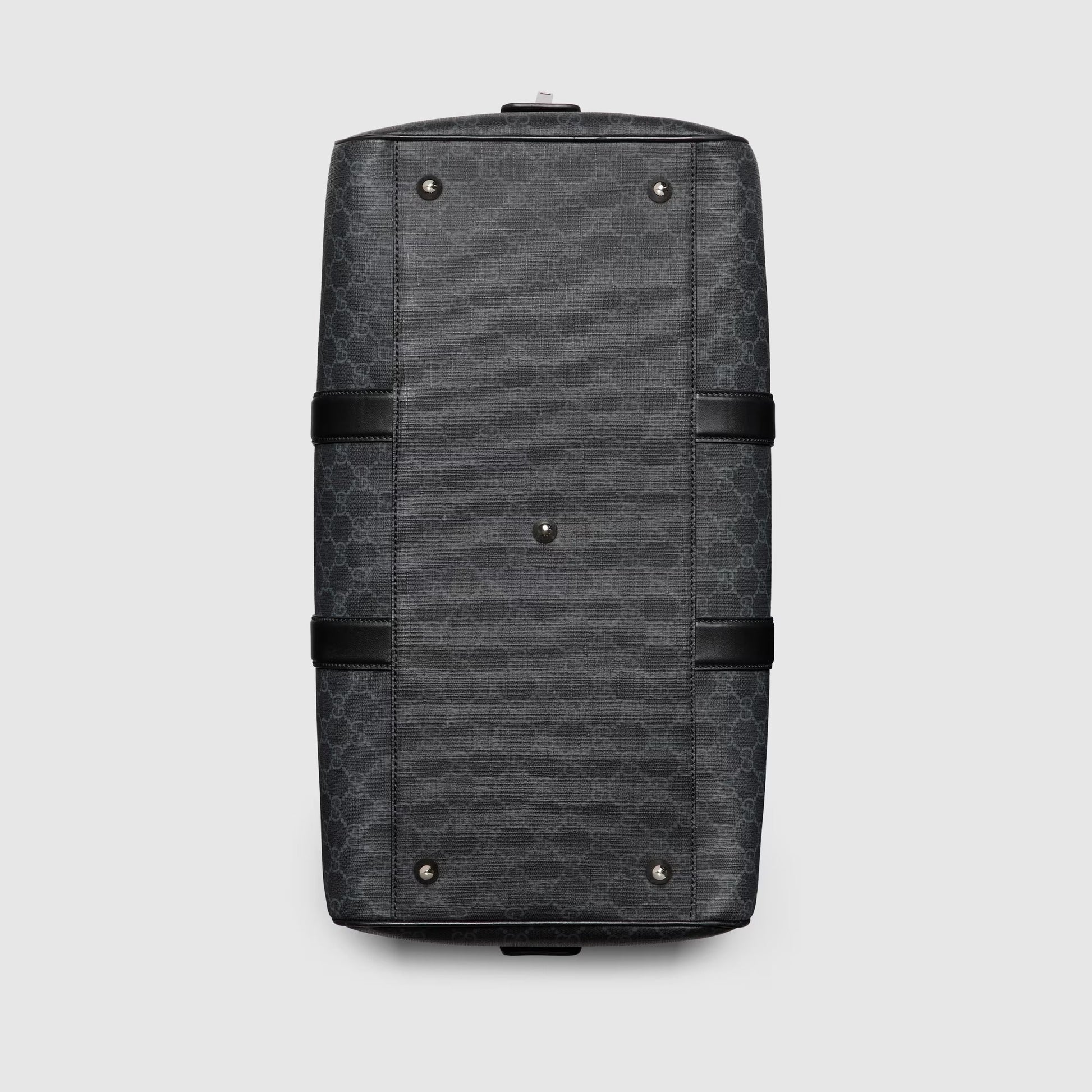 Gucci GG Canvas Medium Holdall Duffle Bag – Black