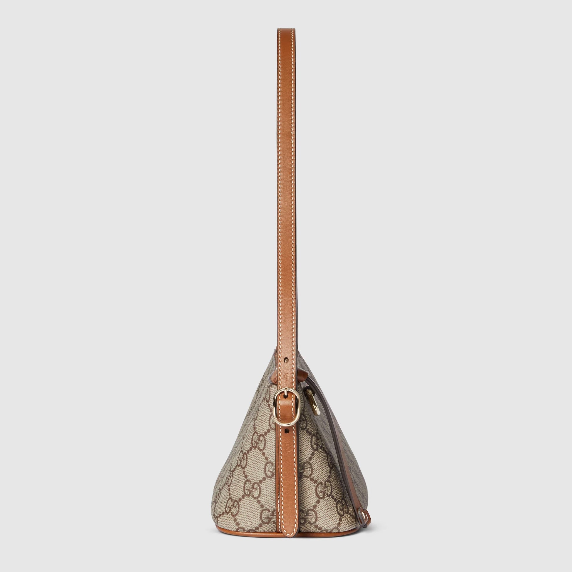 Gucci GG Emblem Small Shoulder Bag – Beige
