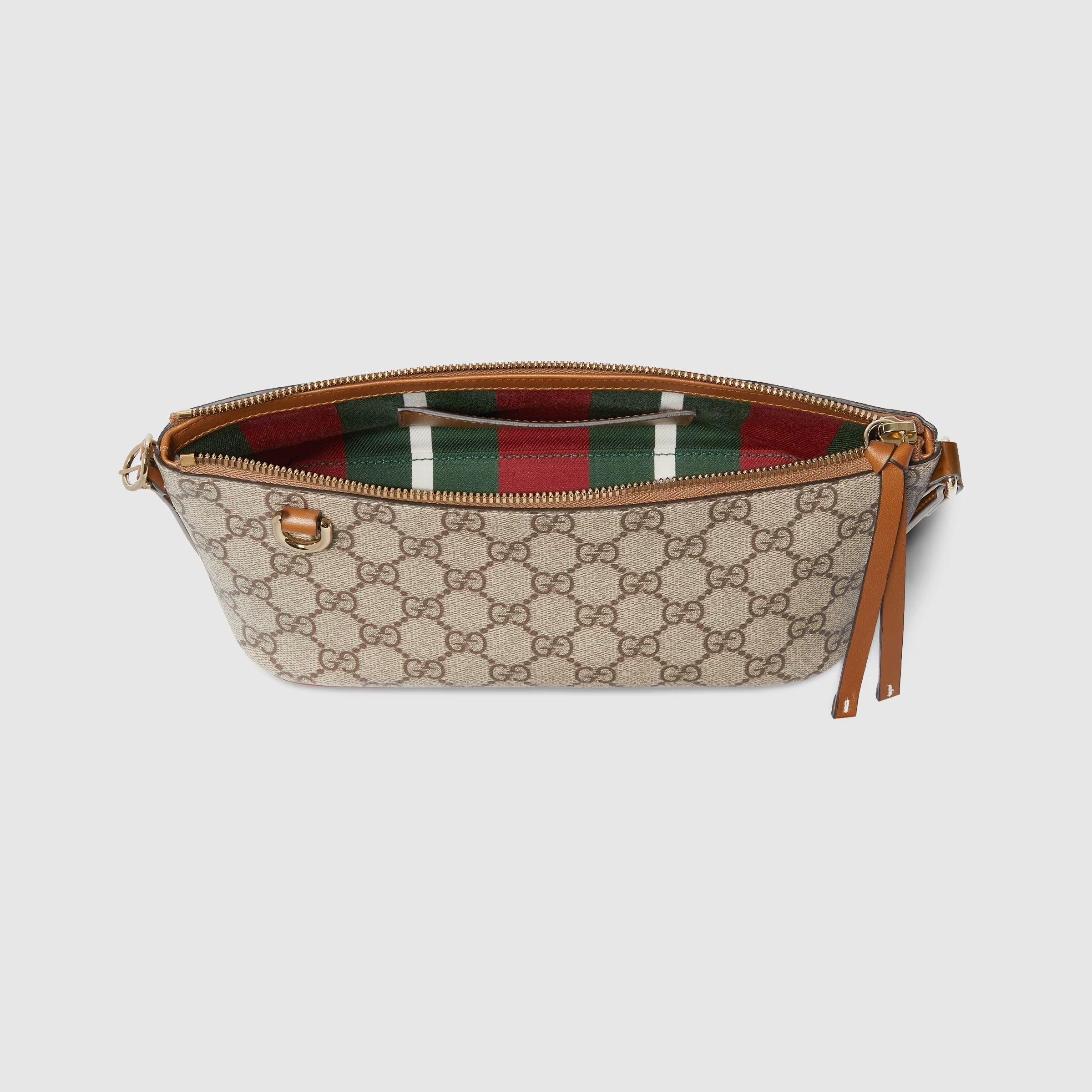 Gucci GG Emblem Small Shoulder Bag – Beige