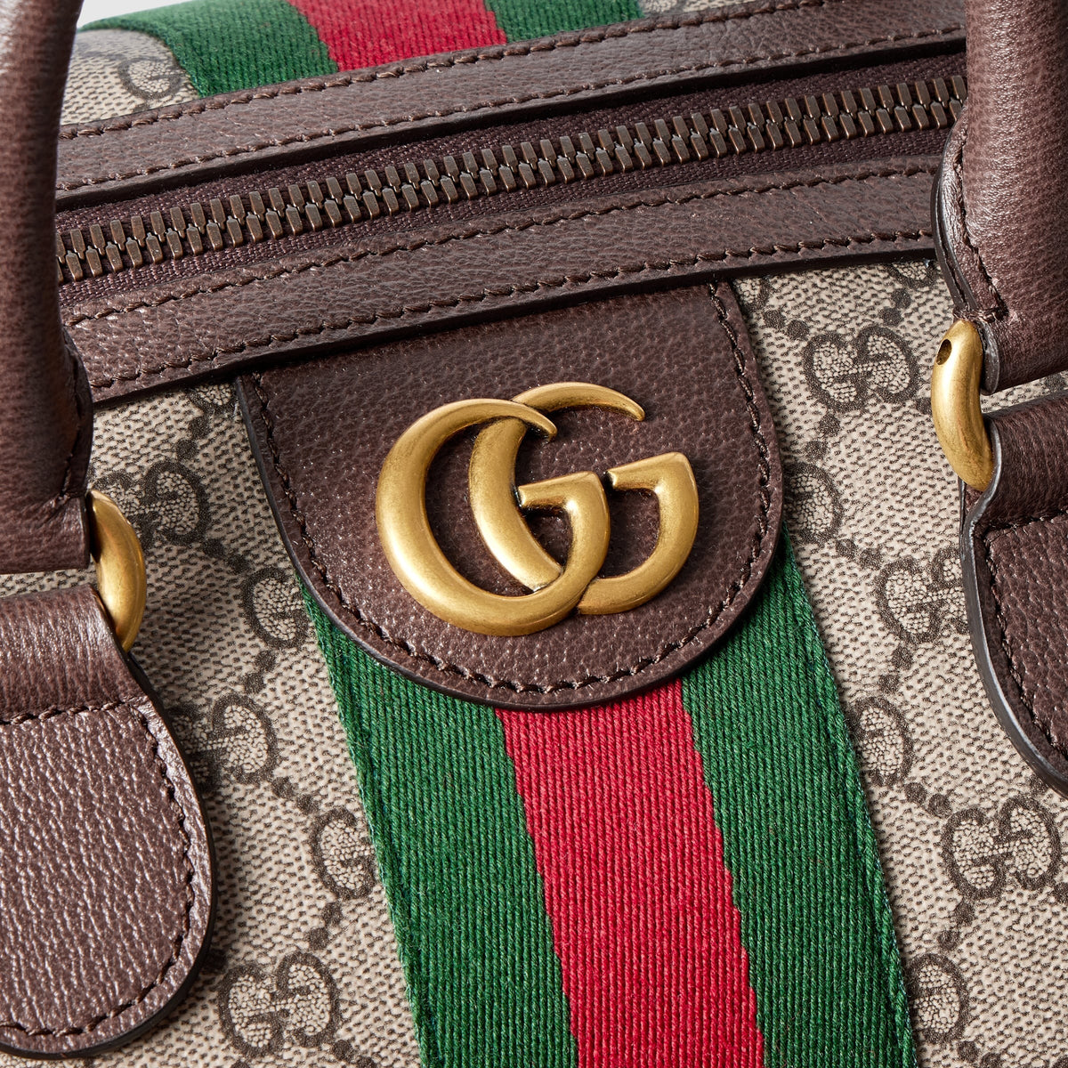 Gucci GG Supreme Canvas Savoy Large Duffle Bag – Beige