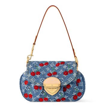 Louis Vuitton LV x TM Monogram Cherry Denim Sunset Shoulder Bag  – Blue