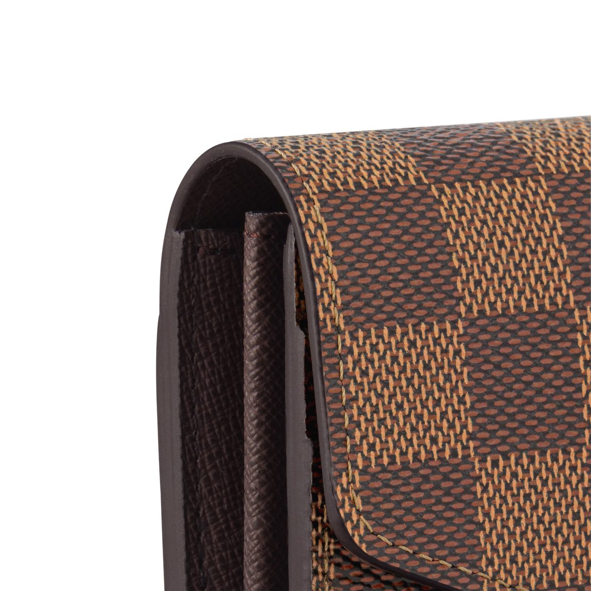 Louis Vuitton Damier Ebene Canvas Sarah Wallet – Brown