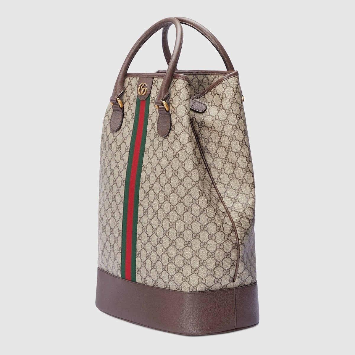 Gucci Signature GG Canvas Savoy Duffle Bag – Beige
