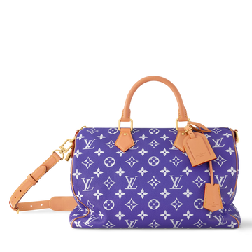 Louis Vuitton Speedy P9 Bandoulière 40 Calf Leather Handbag – Amethyst Purple