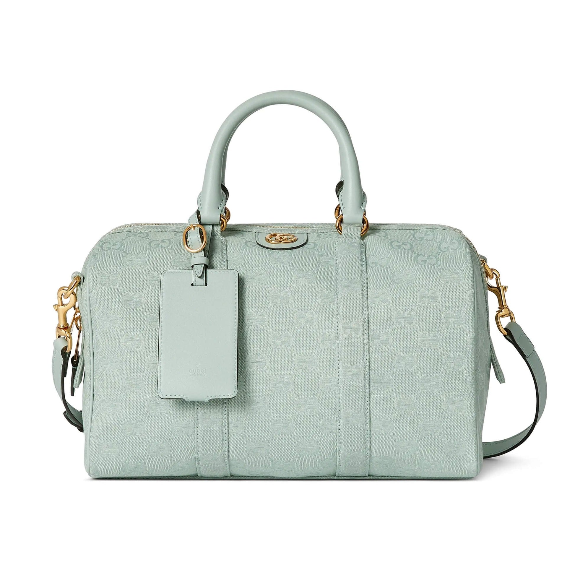 Gucci Ophidia Medium Boston Bag - Ice Blue