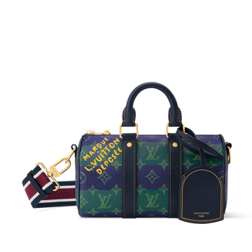Louis Vuitton Monogram Heritage Keepall Bandoulière 25 – Blue Striped