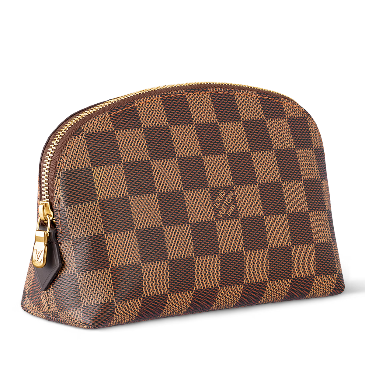 Louis Vuitton Damier Ebene Canvas Cosmetic Pouch PM – Brown