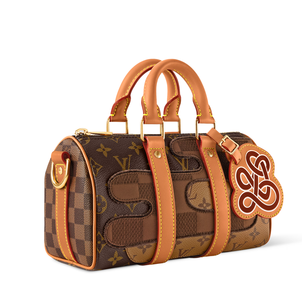 Louis Vuitton Monogram Landscape Keepall Bandoulière 25 Duffle Bag - Brown