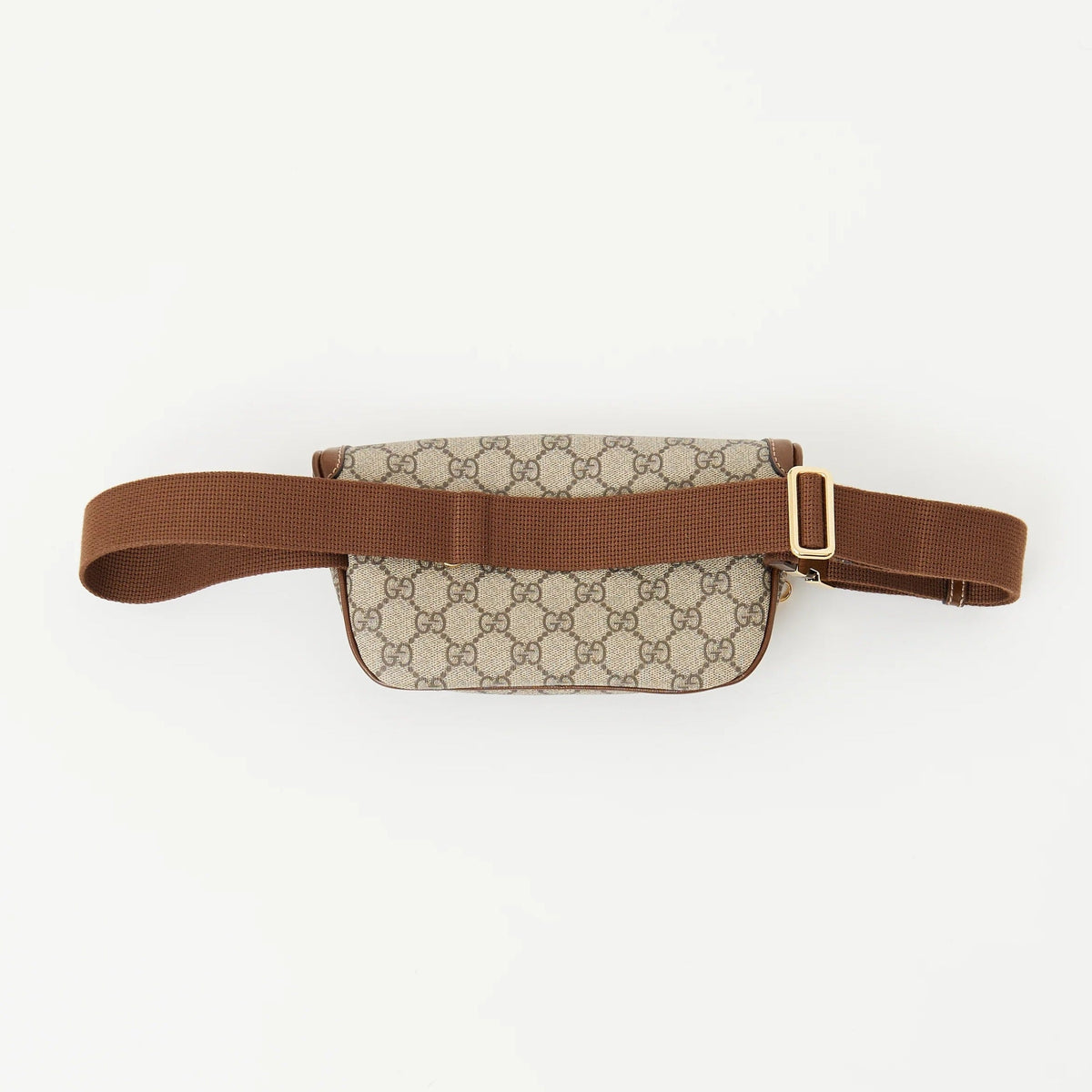 Gucci Interlocking GG Supreme Canvas Belt Bag – Beige & Brown