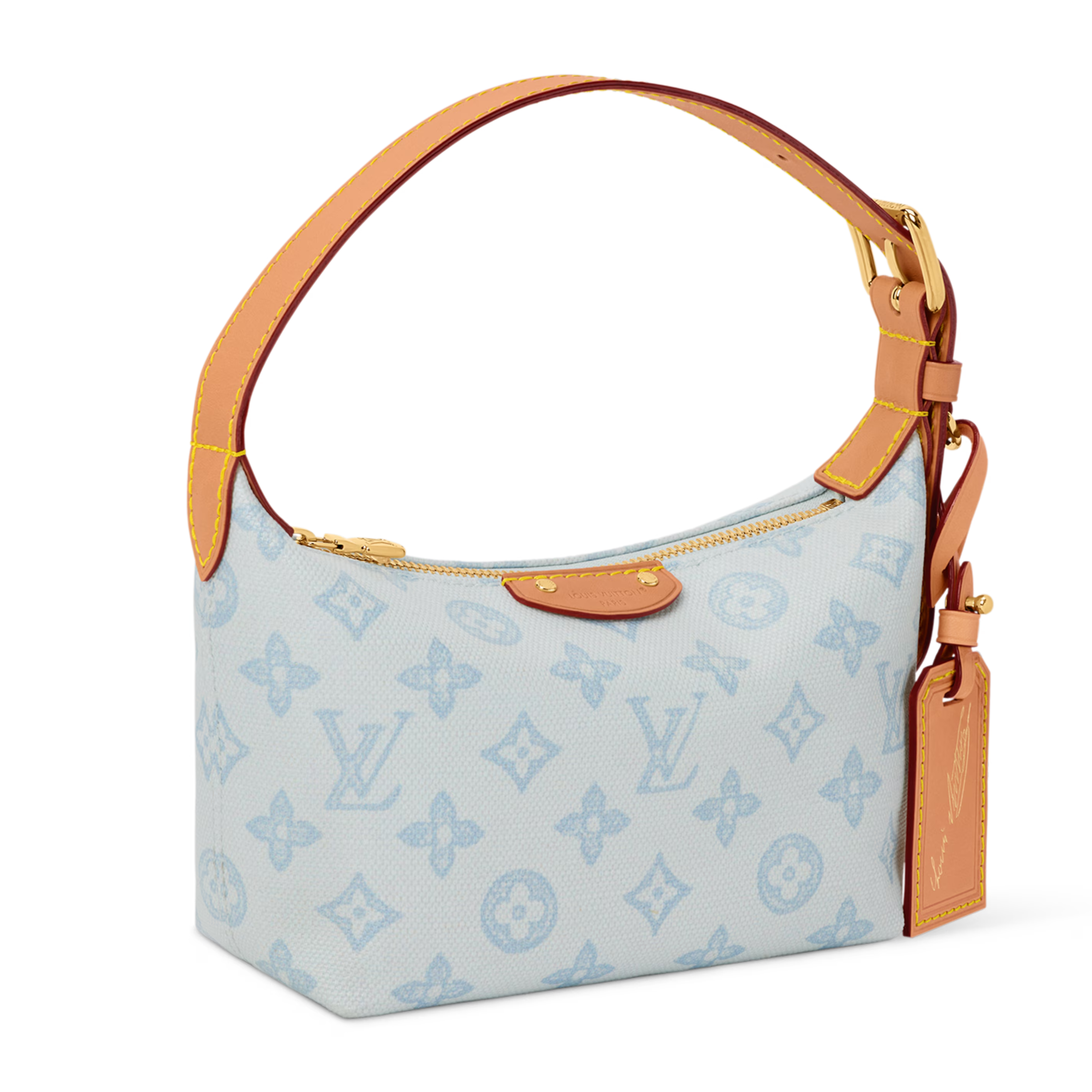 Louis Vuitton Monogram Canvas Pochette Hills Shoulder Bag – Blue