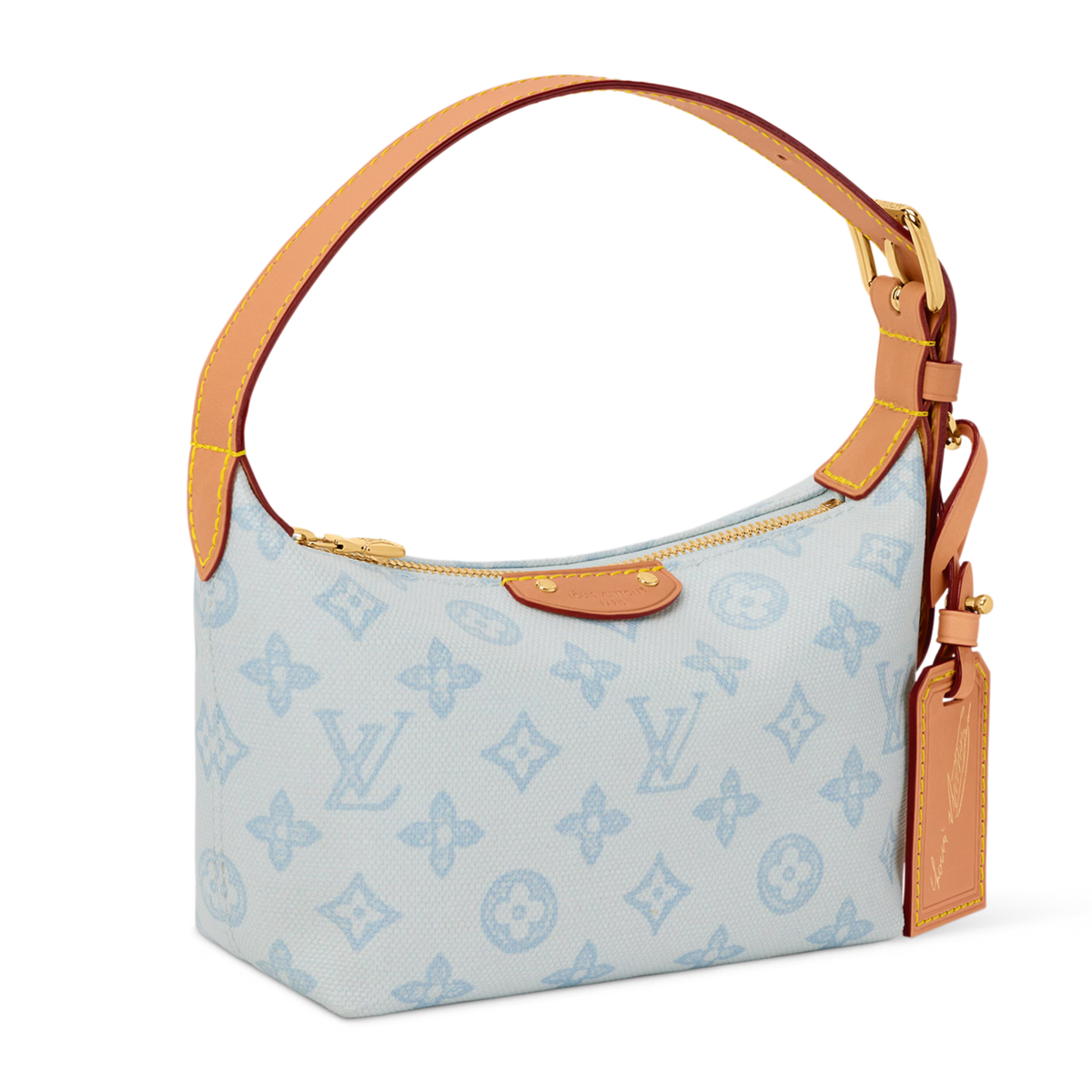 Louis Vuitton Monogram Canvas Pochette Hills Shoulder Bag – Blue