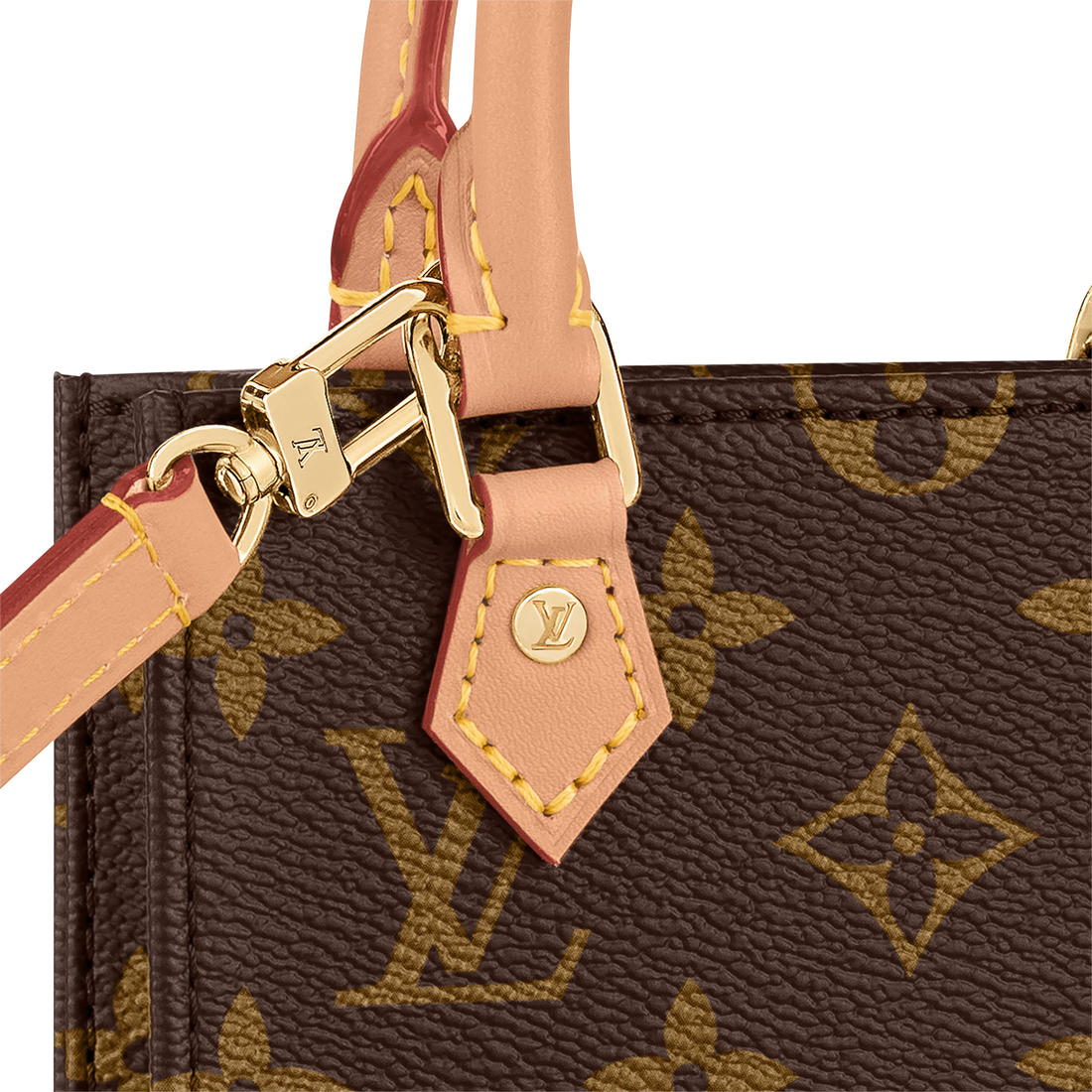Louis Vuitton Monogram Canvas Petit Sac Plat Crossbody Bag – Brown