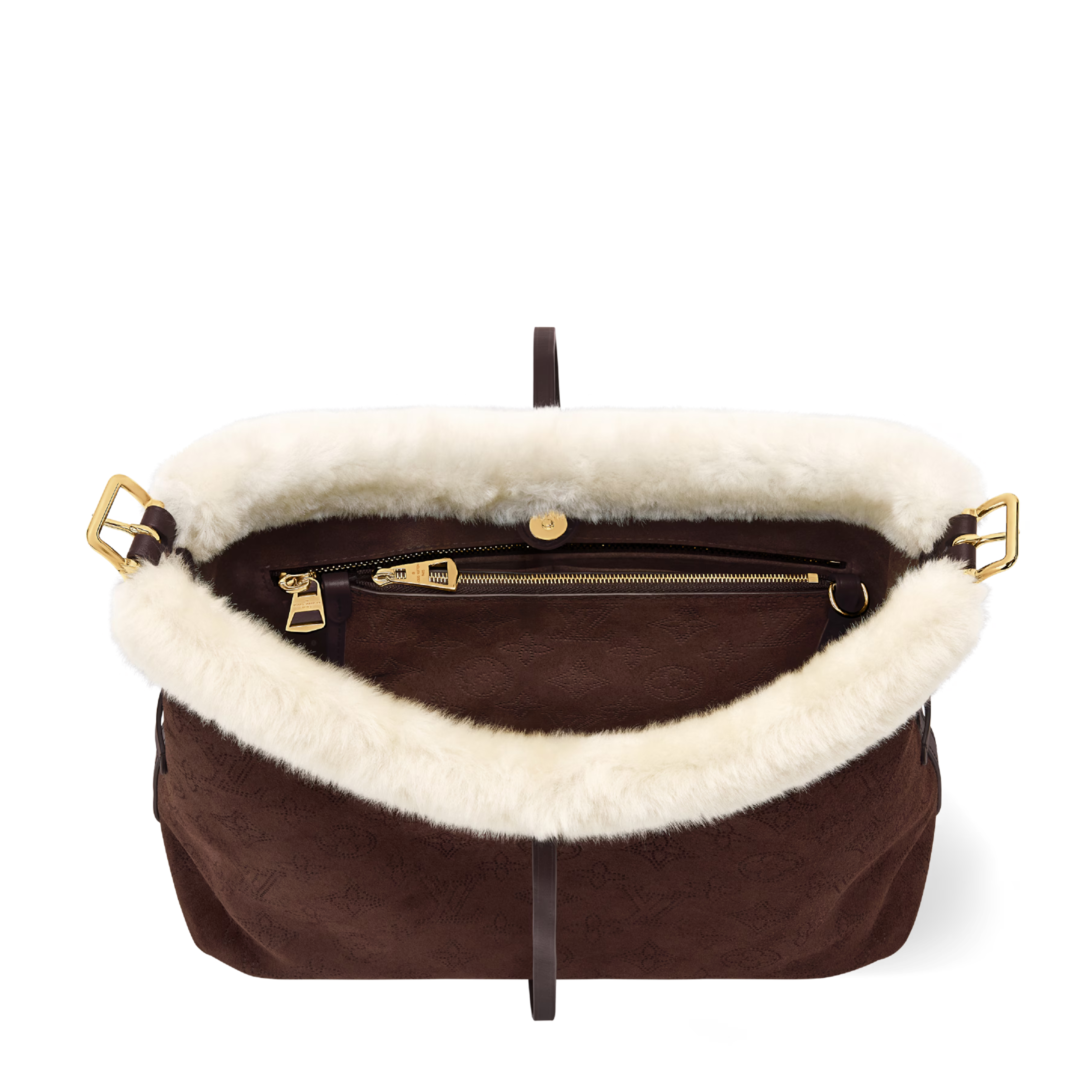 Louis Vuitton Ski Suede Calfkin CarryAll PM Shoulder Bag – Chocolate
