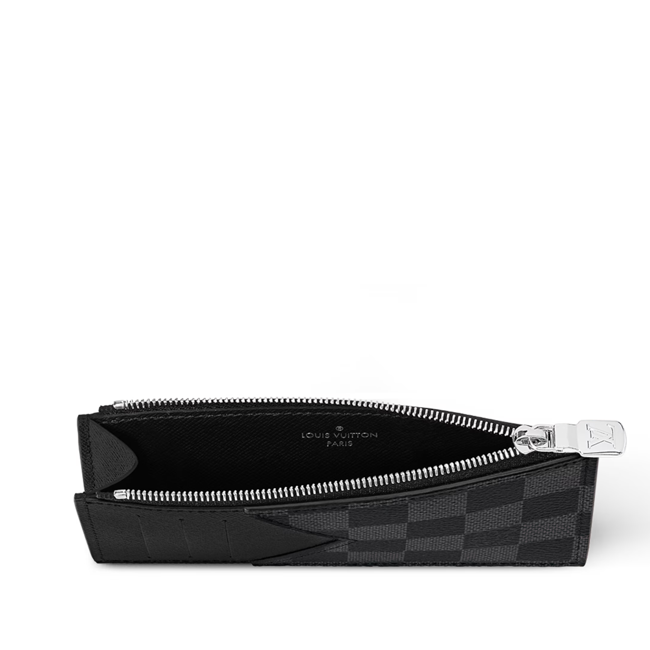 Louis Vuitton Damier Graphite Canvas Coin Card Holder - Black