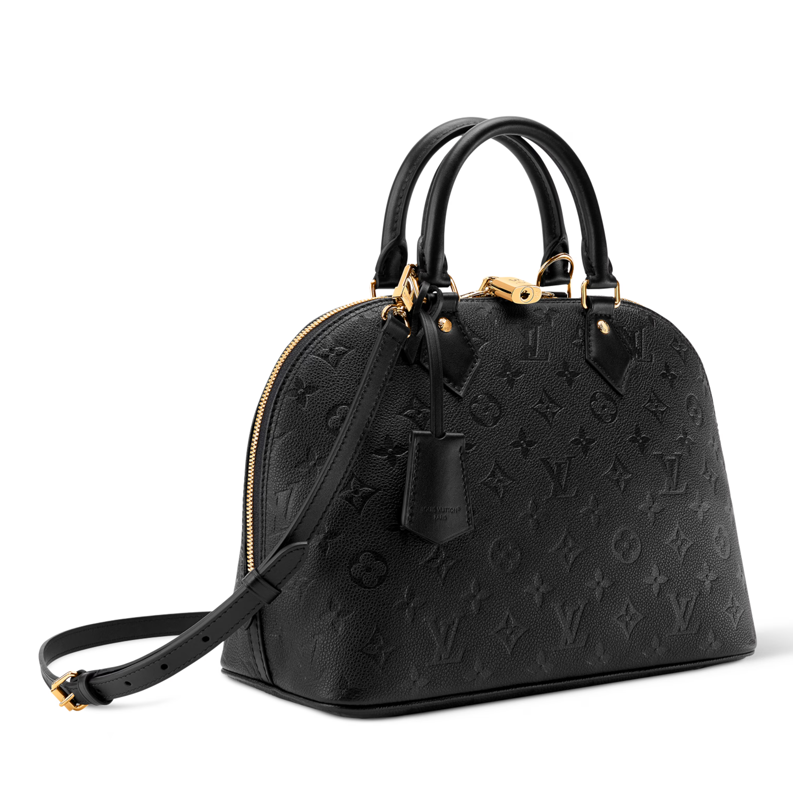 Louis Vuitton Monogram Empreinte Alma PM Handbag – Black