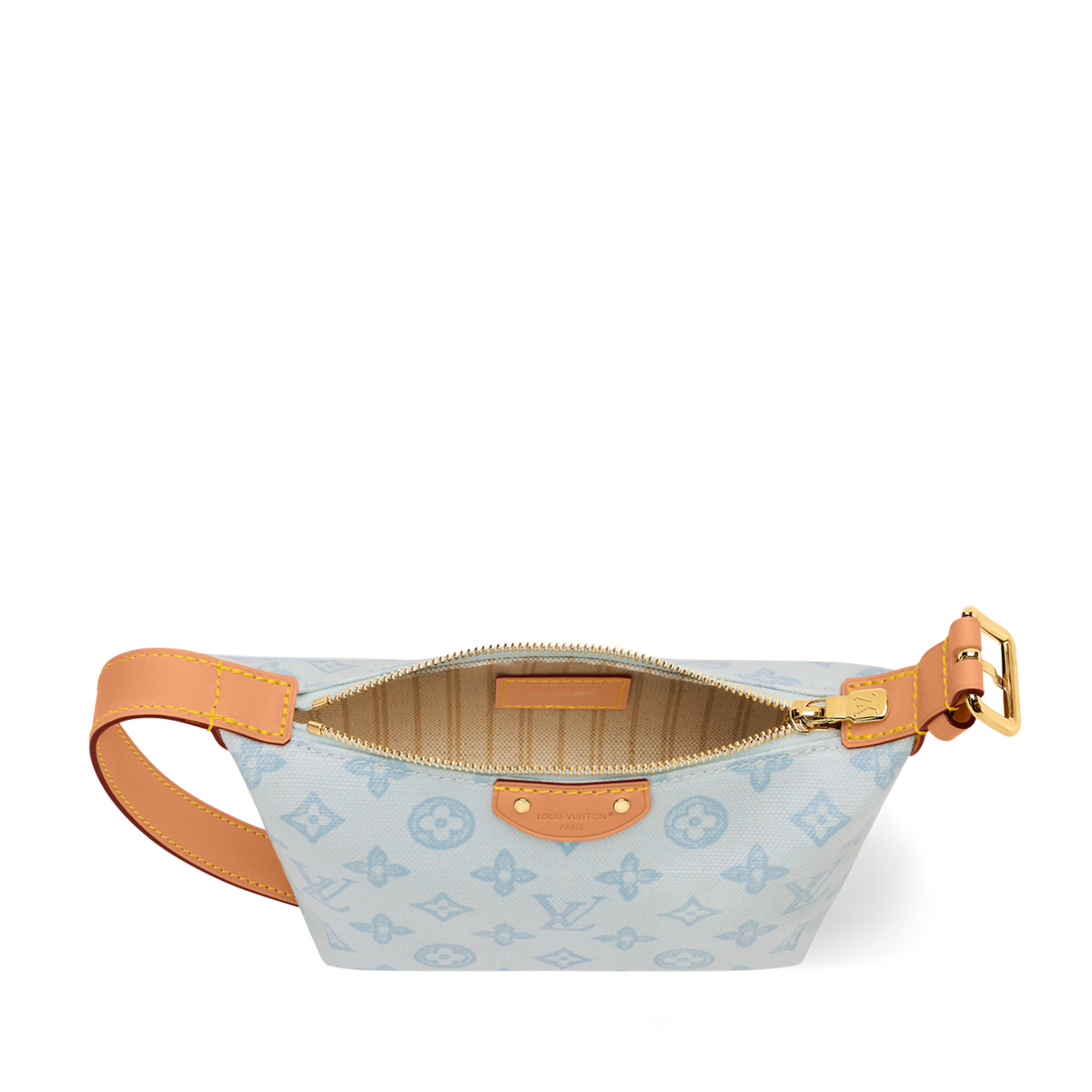 Louis Vuitton Monogram Canvas Pochette Hills Shoulder Bag – Blue