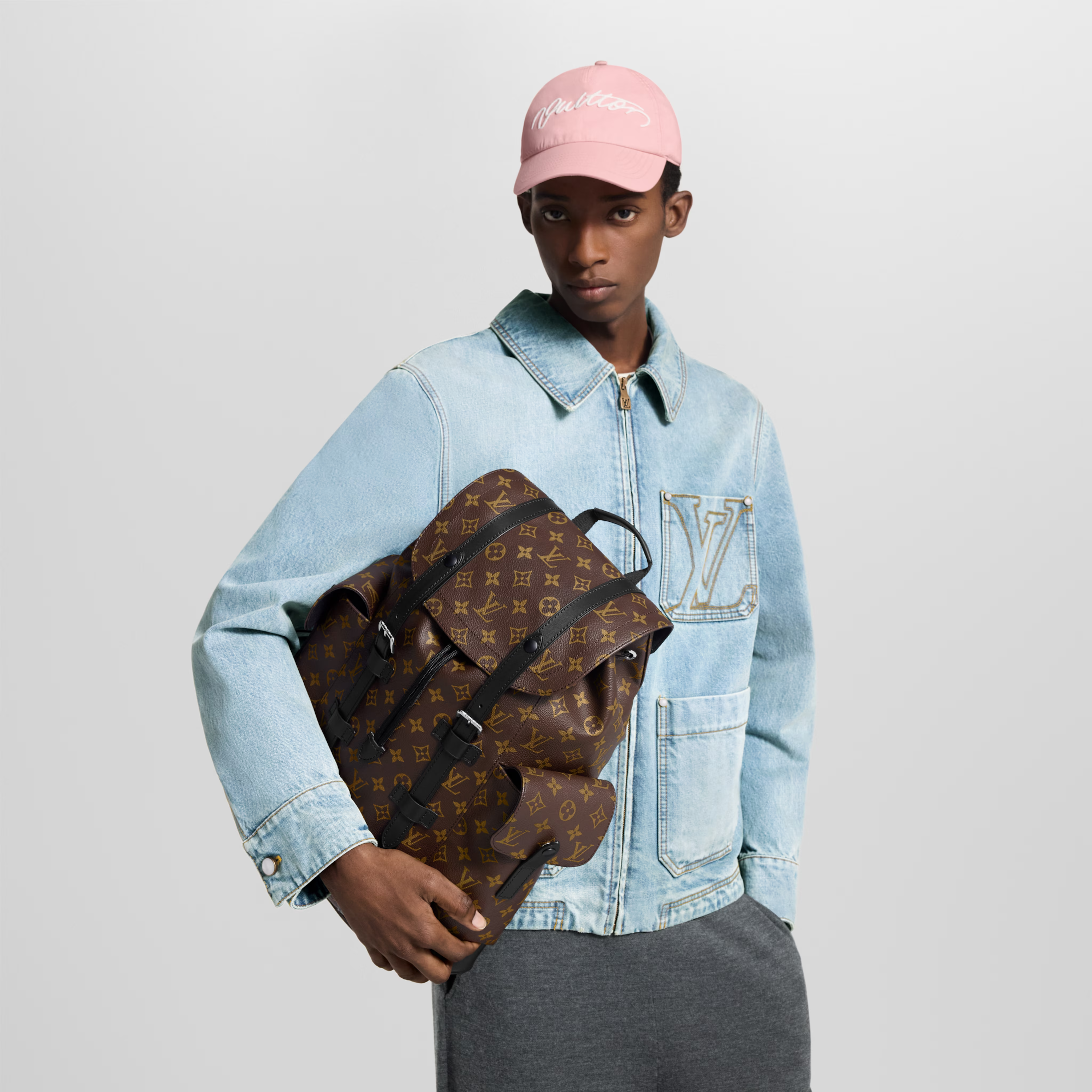 Louis Vuitton Monogram Canvas Christopher MM Backpack – Brown