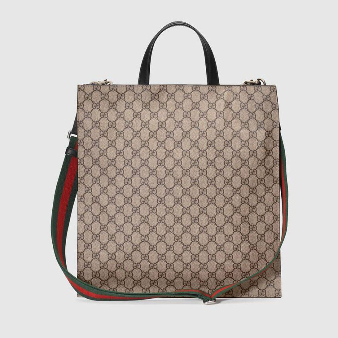 Gucci GG Supreme Tote Bag – Beige