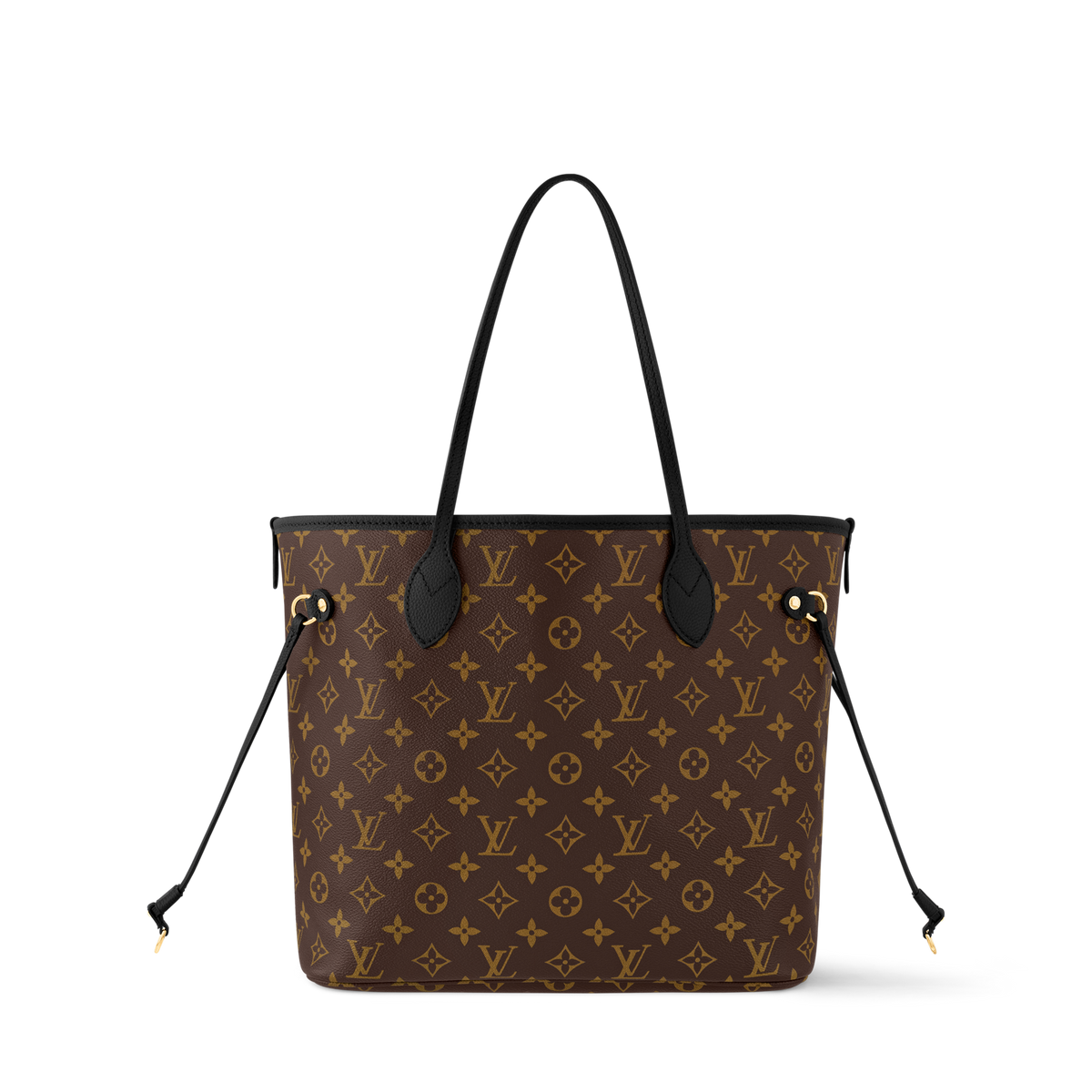 Louis Vuitton Monogram Canvas Neverfull Inside Out MM Shoulder Bag – Black
