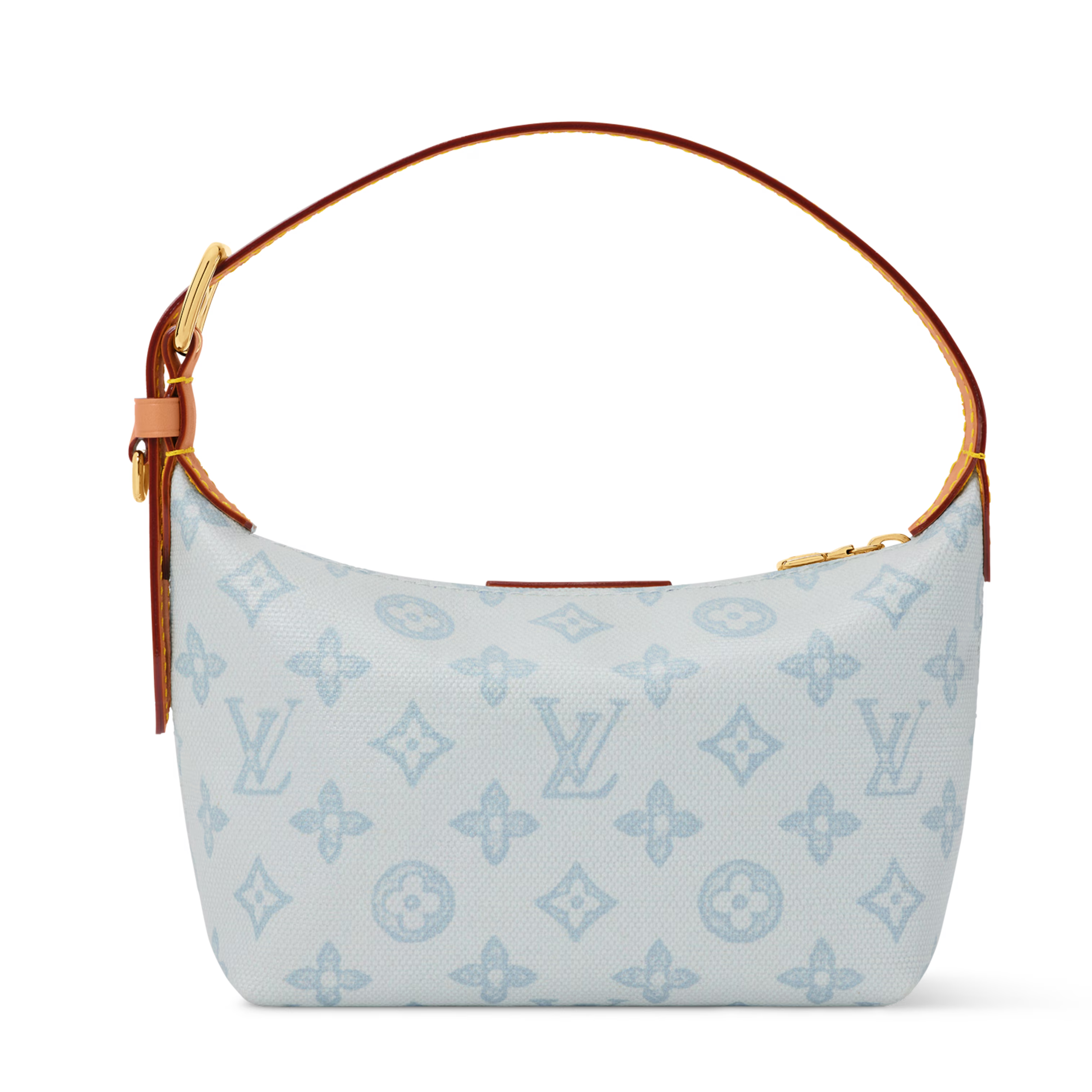 Louis Vuitton Monogram Canvas Pochette Hills Shoulder Bag – Blue