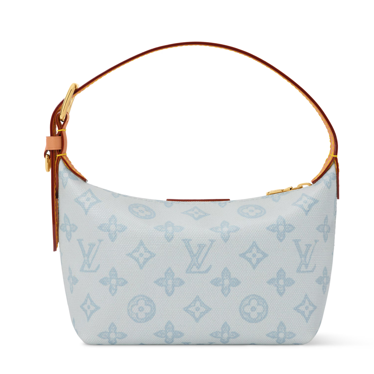Louis Vuitton Monogram Canvas Pochette Hills Shoulder Bag – Blue