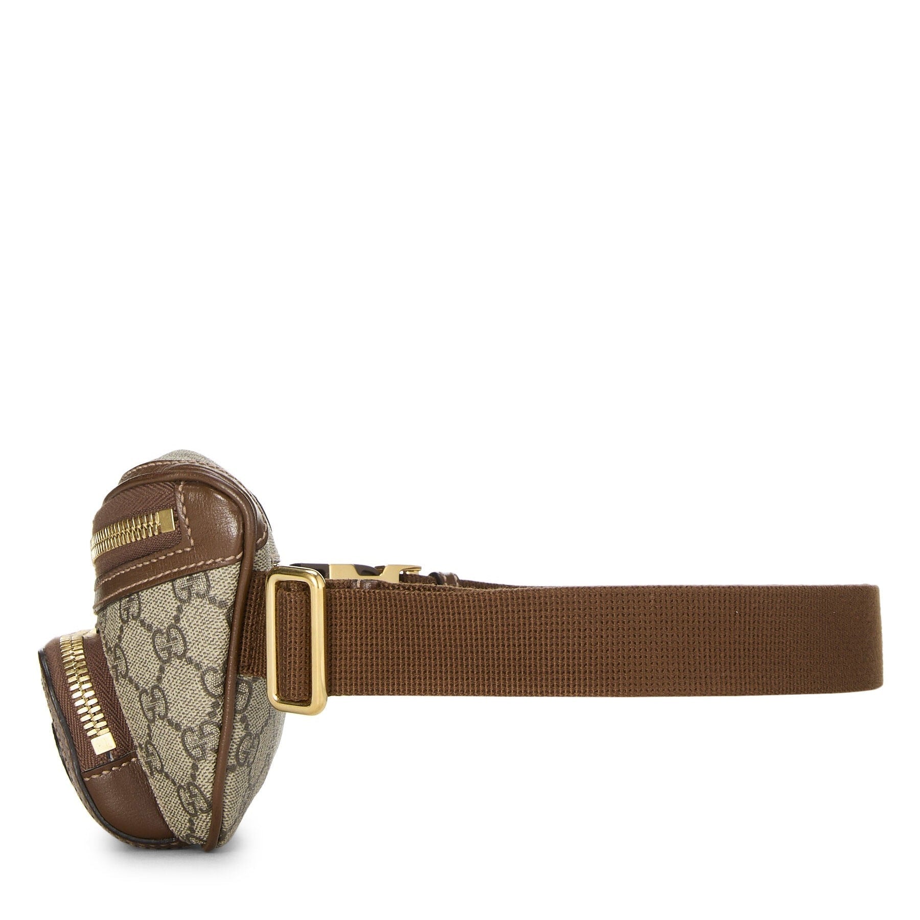 Gucci Interlocking GG Supreme Canvas Belt Bag – Beige & Brown