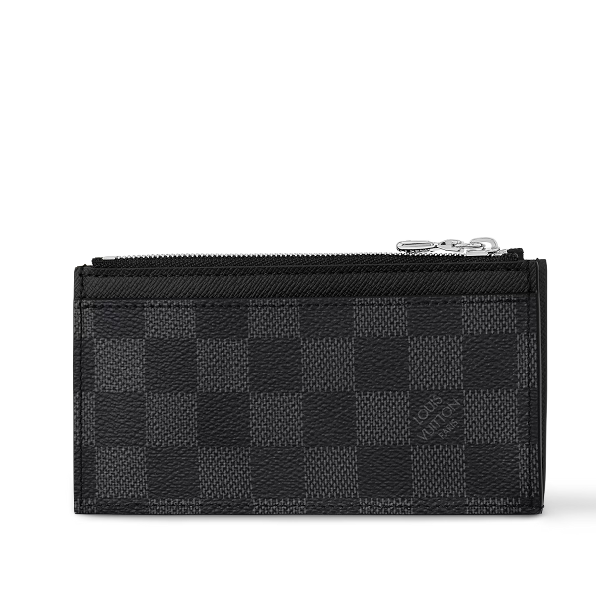 Louis Vuitton Damier Graphite Canvas Coin Card Holder - Black