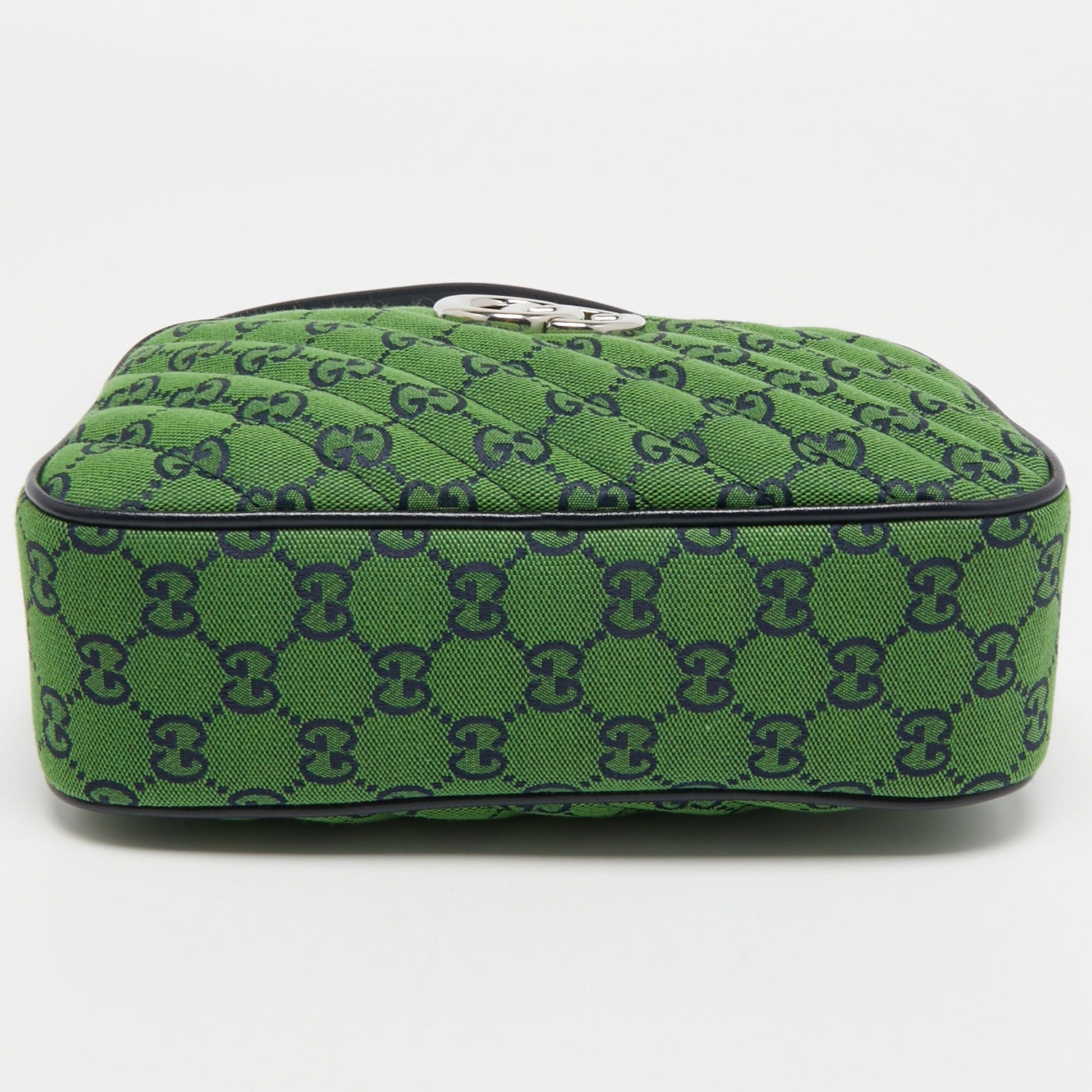 Gucci GG Canvas Marmont Small Shoulder Bag – Green