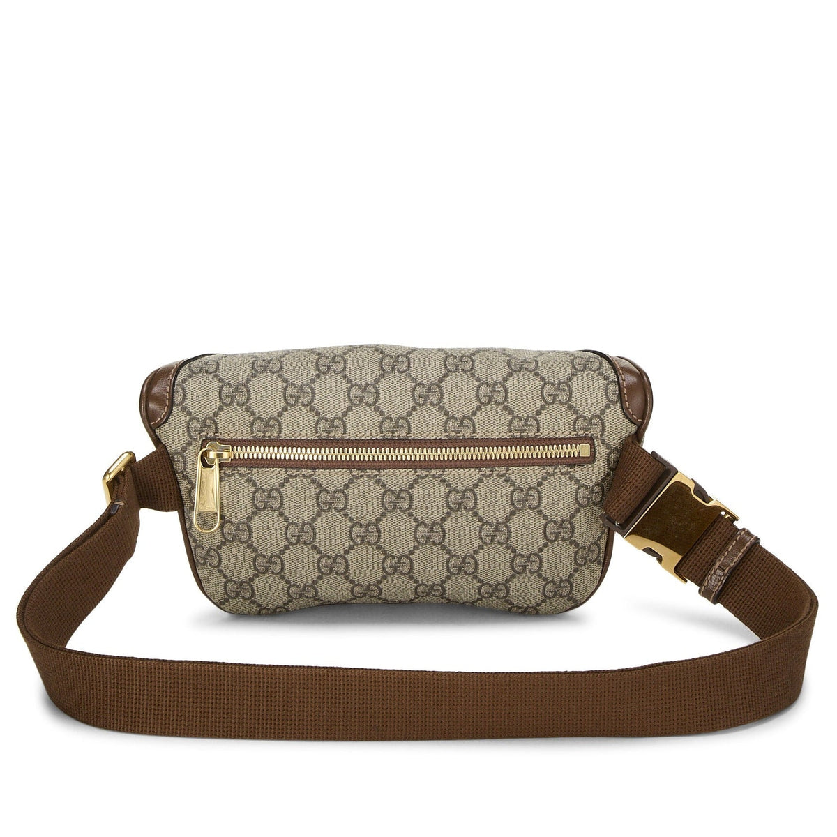 Gucci Interlocking GG Supreme Canvas Belt Bag – Beige & Brown