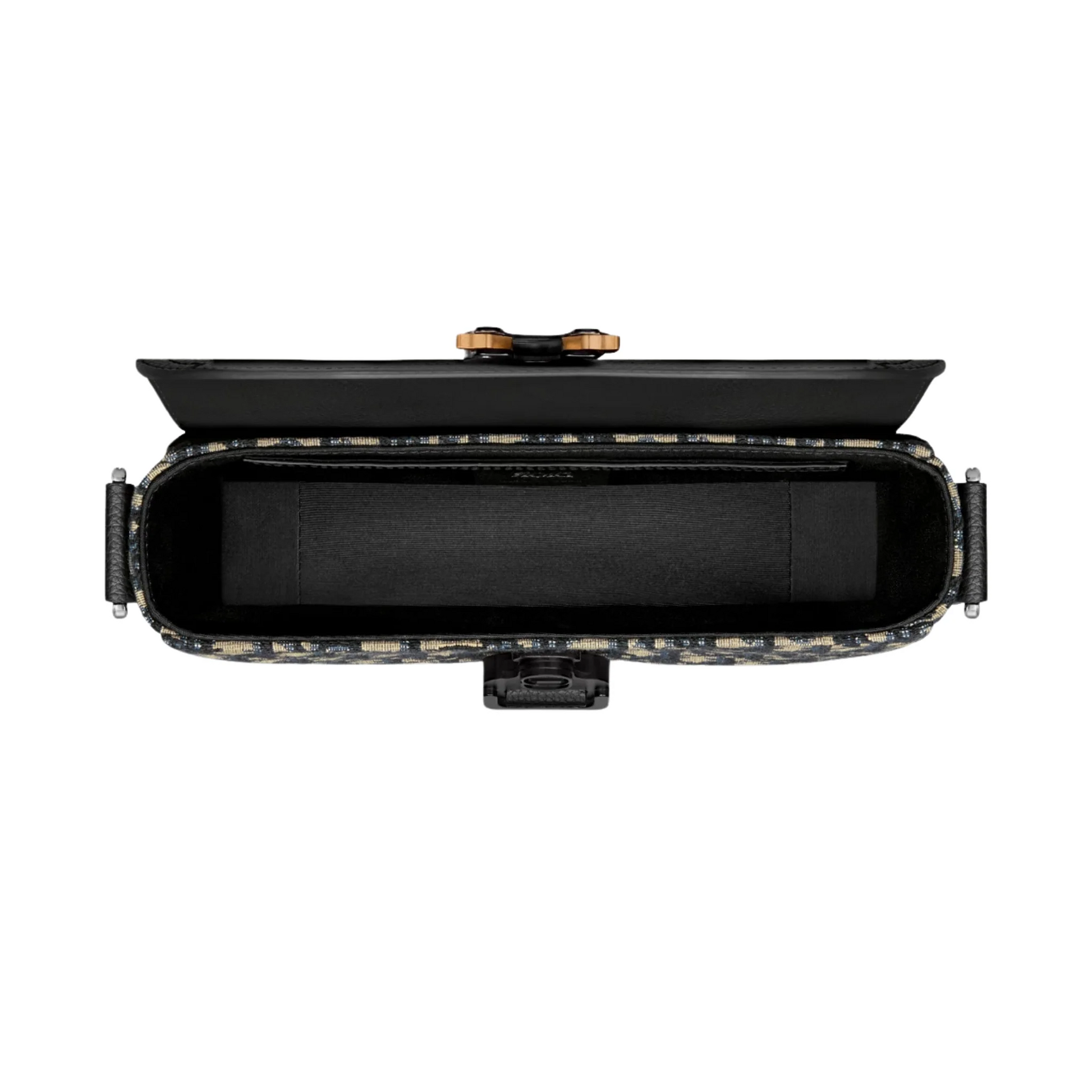 Dior Medium Saddle Messenger Bag with Flap - Black