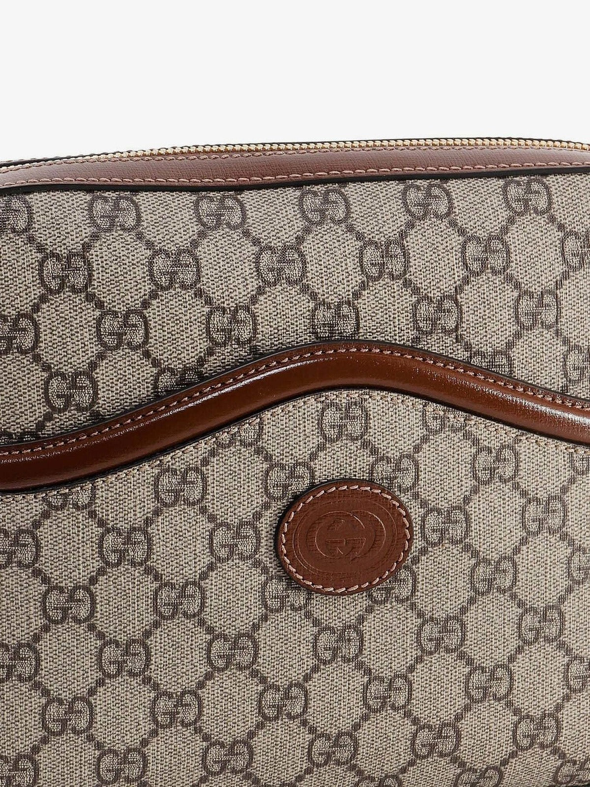 Gucci GG Supreme Crossbody Shoulder Bag – Beige
