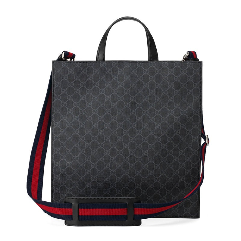 Gucci GG Supreme Canvas Tote Bag – Black